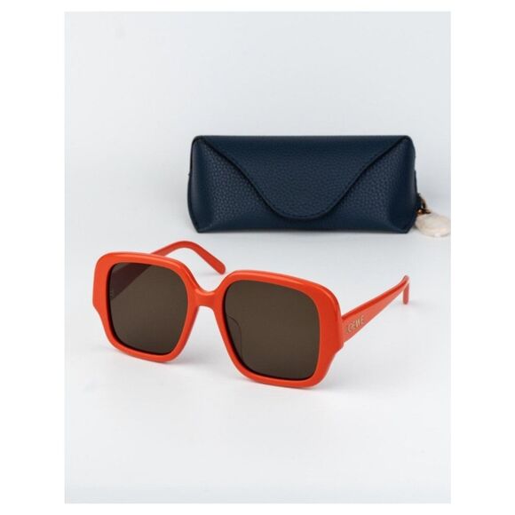 Loewe Women Sunglasses Orange Brown Square LW40134U 42E NEW AUTHENTIC main image 6